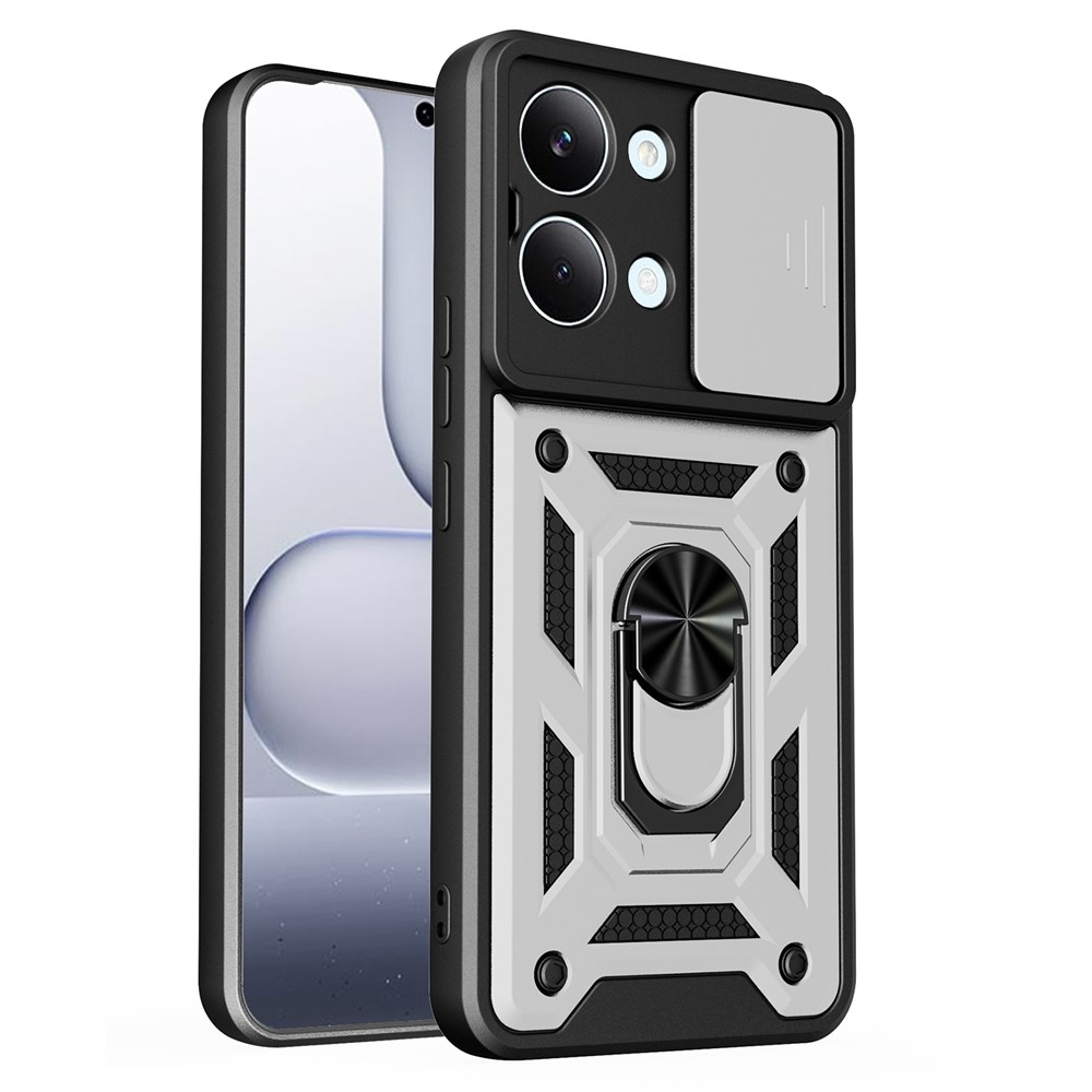 Slide odolný kryt na Xiaomi Poco X8 Pro Max 5G - strieborný