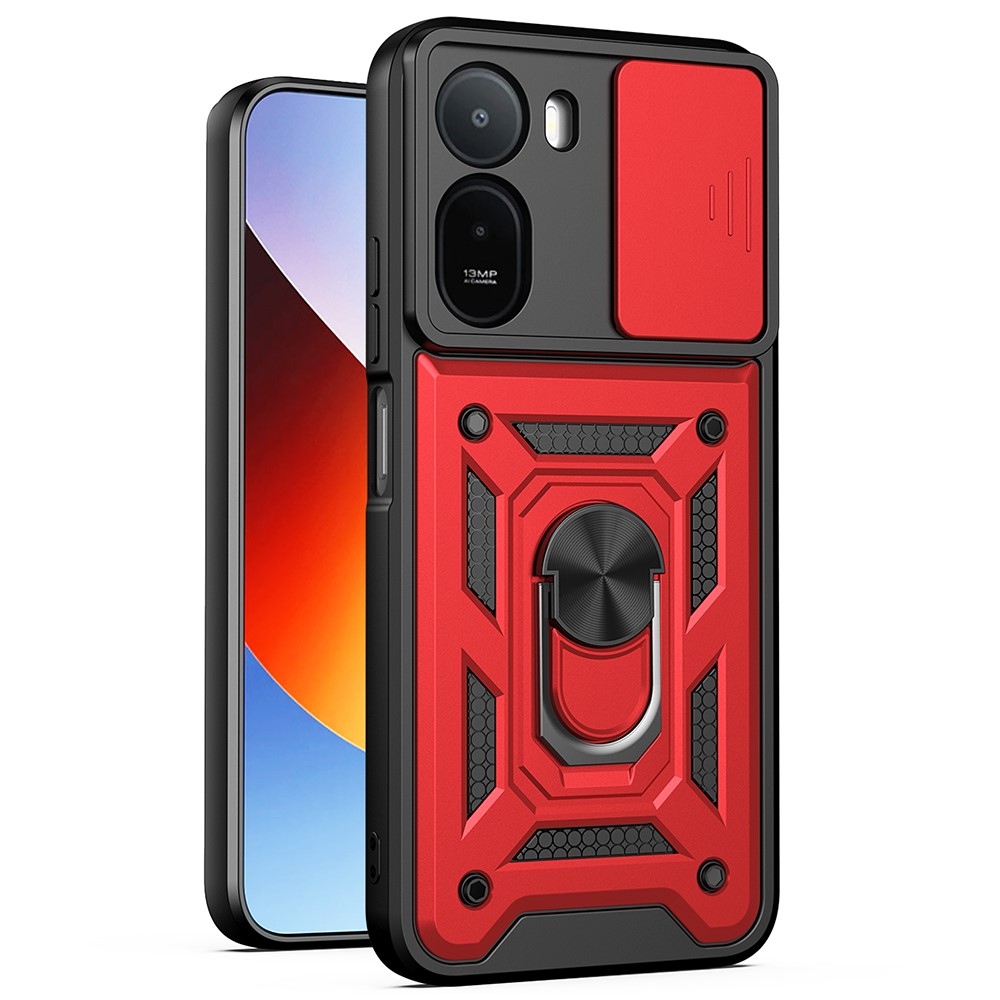 Slide odolný kryt na Xiaomi Redmi A7 Pro - červený