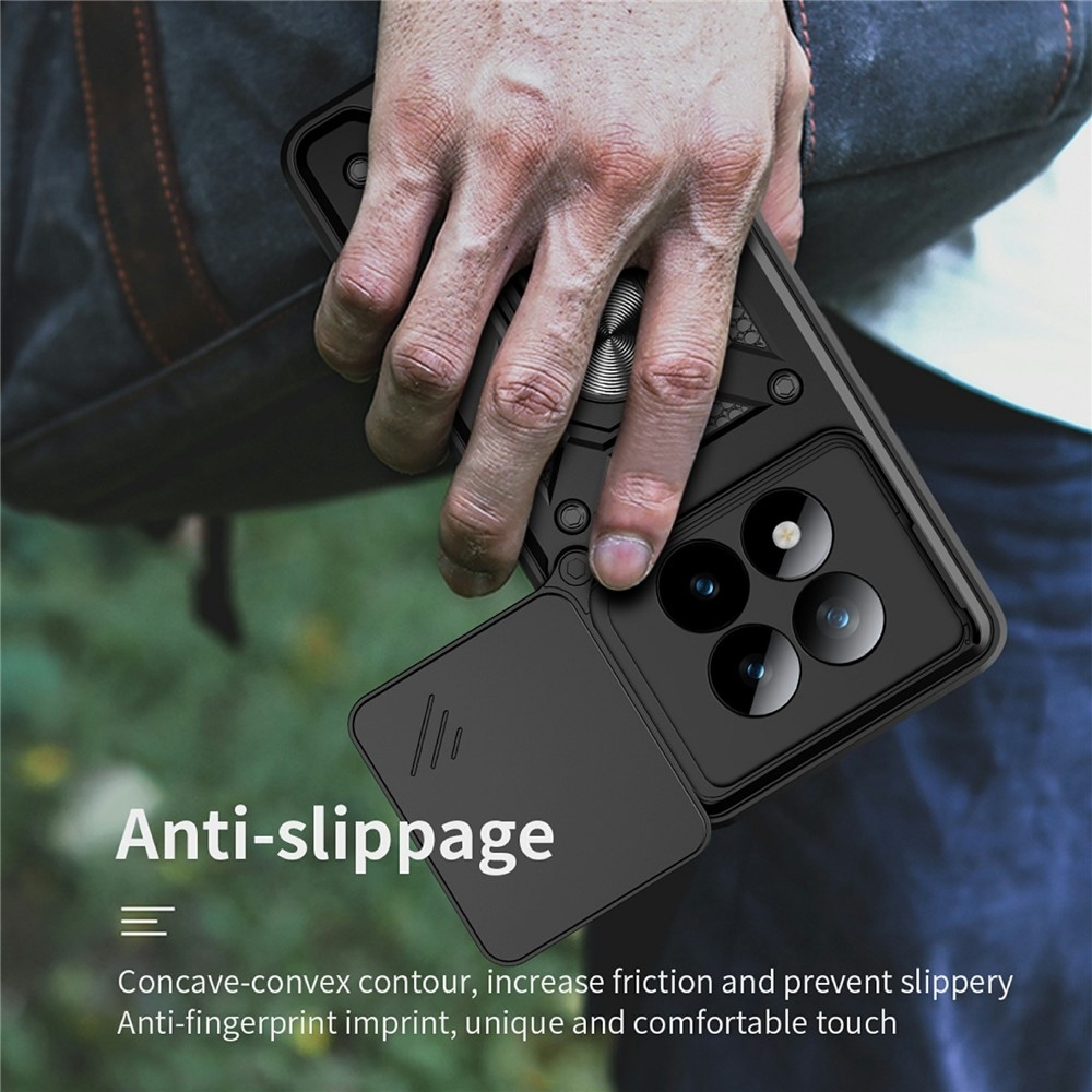 Slide odolný kryt na Xiaomi Redmi Note 15 Pro+ 5G - čierny