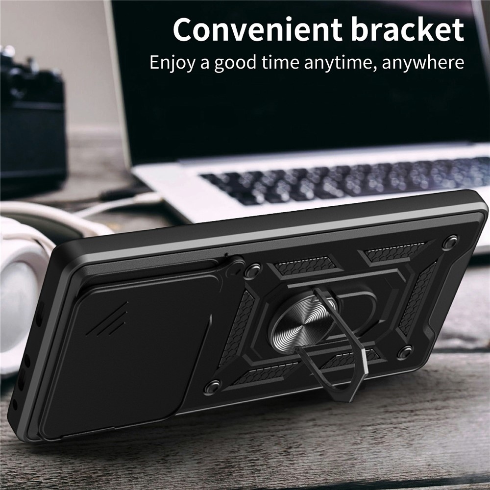 Slide odolný kryt na Xiaomi Redmi Note 15 Pro+ 5G - čierny