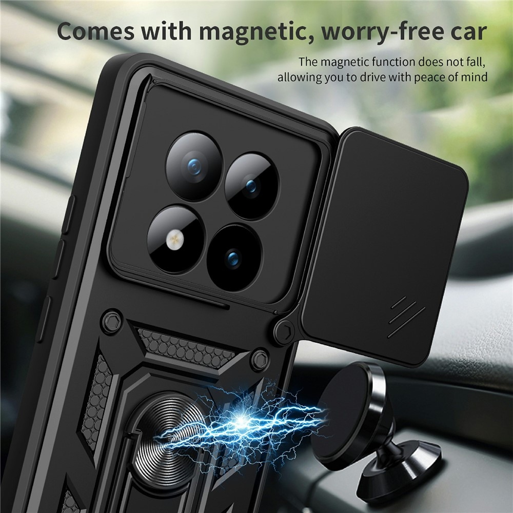 Slide odolný kryt na Xiaomi Redmi Note 15 Pro+ 5G - čierny