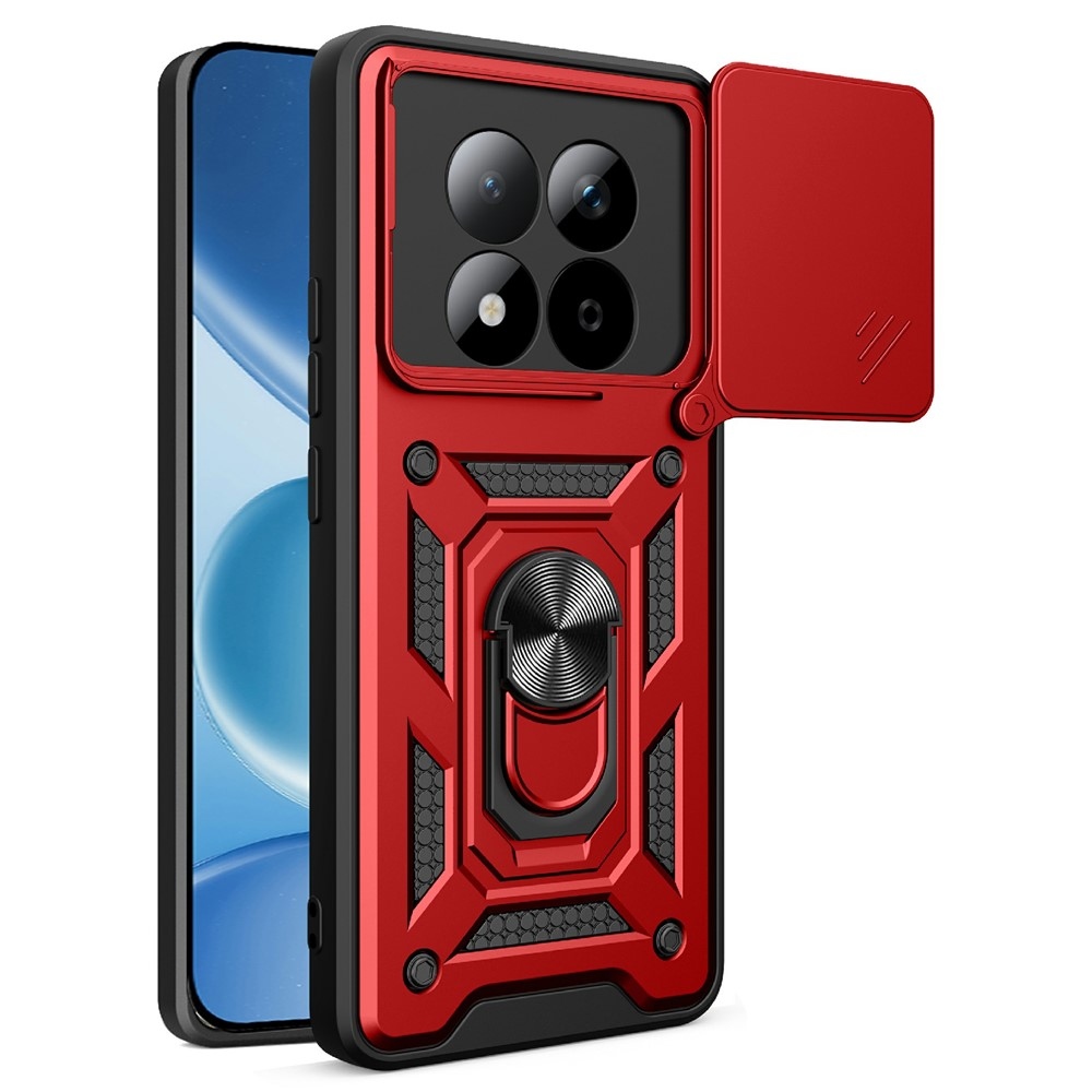 Slide odolný kryt na Xiaomi Redmi Note 15 Pro 5G - červený