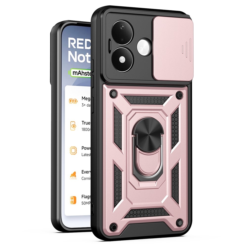 Slide odolný kryt na Xiaomi Redmi Note 17 Pro 5G - ružovozlatý