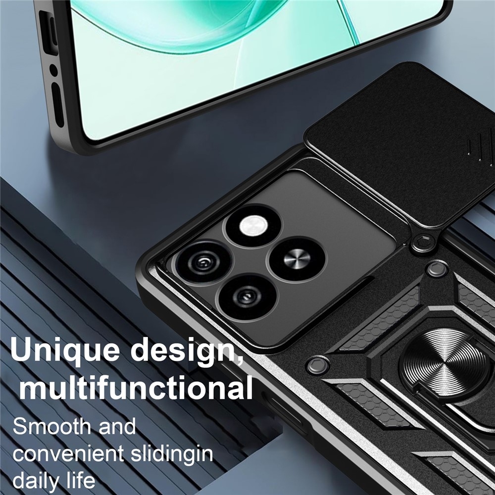 Slide odolný kryt na ZTE Blade A35 - čierny