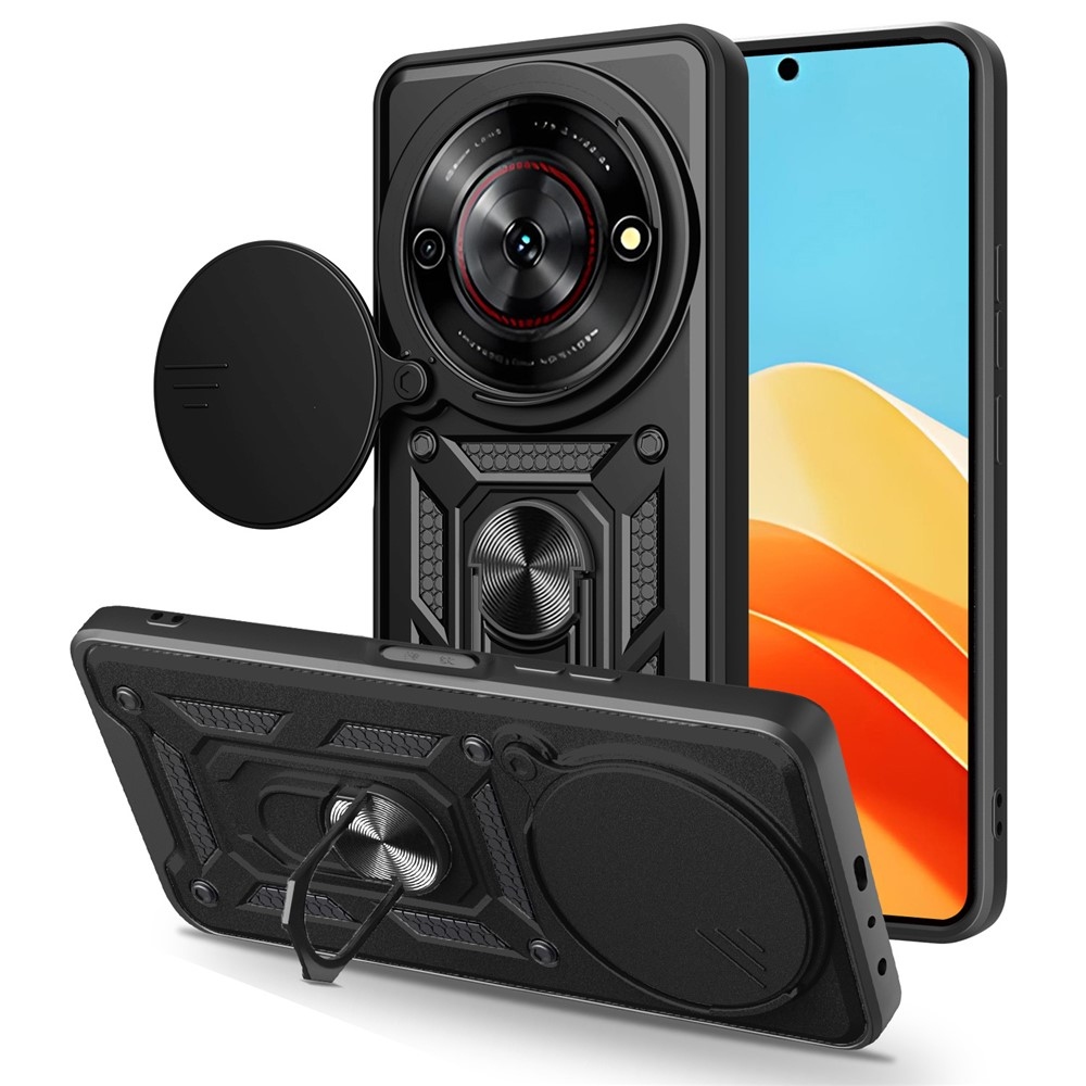 Slide odolný kryt na ZTE Blade A75 5G - čierny