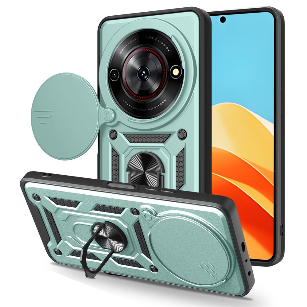 Slide odolný kryt na ZTE Blade A75 5G - zelený