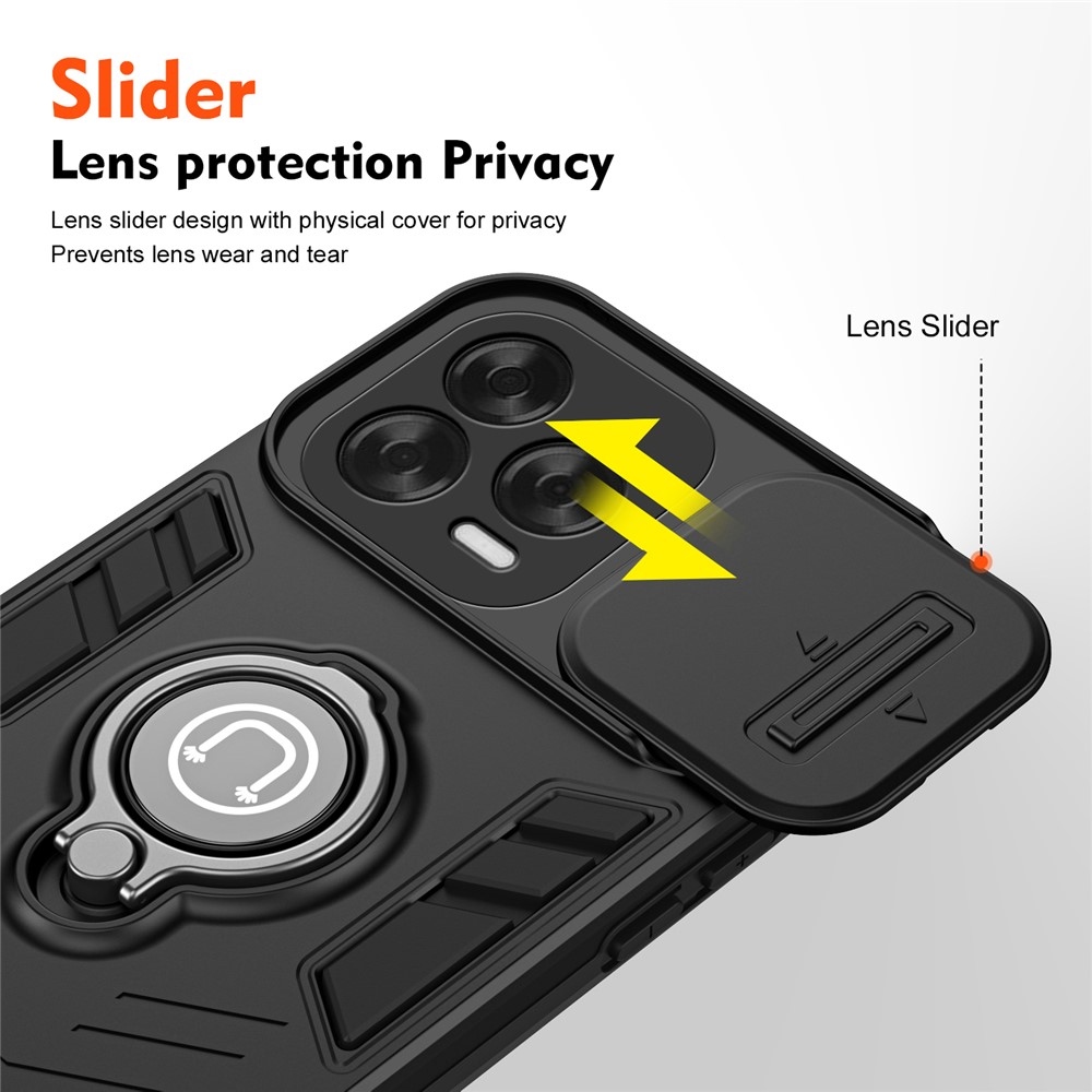 Slide odolný kryt na ZTE Blade V70 Vita - čierny