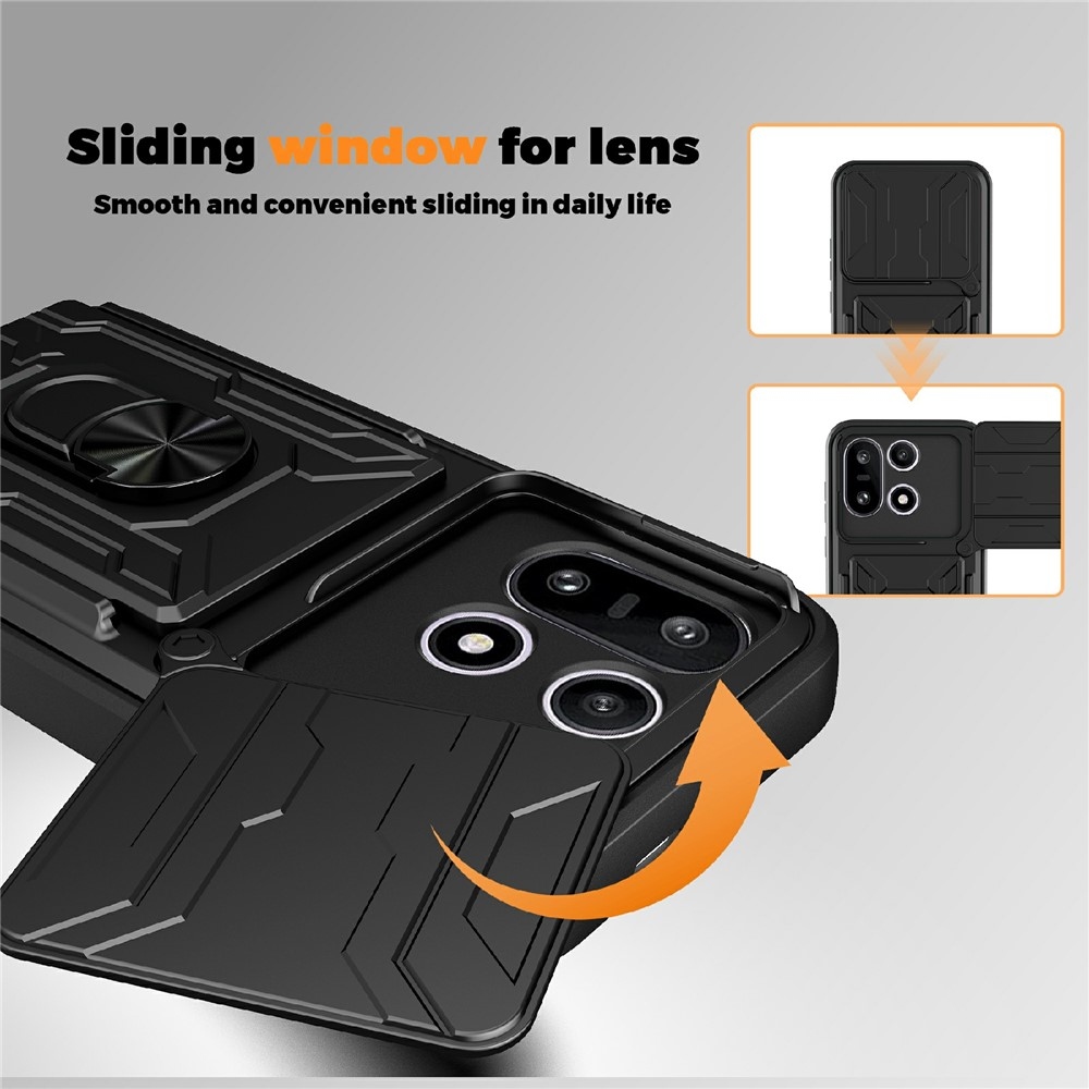 Slider odolný kryt na OnePlus 15 5G - čierny