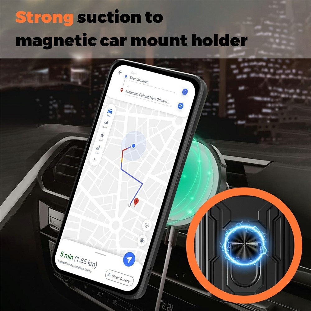 Slider odolný kryt na OnePlus 15 5G - čierny