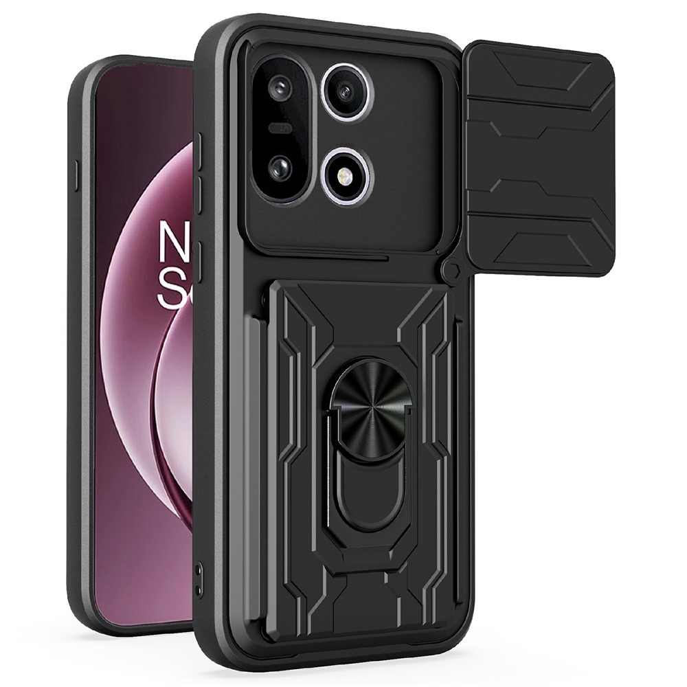 Slider odolný kryt na OnePlus 15 5G - čierny