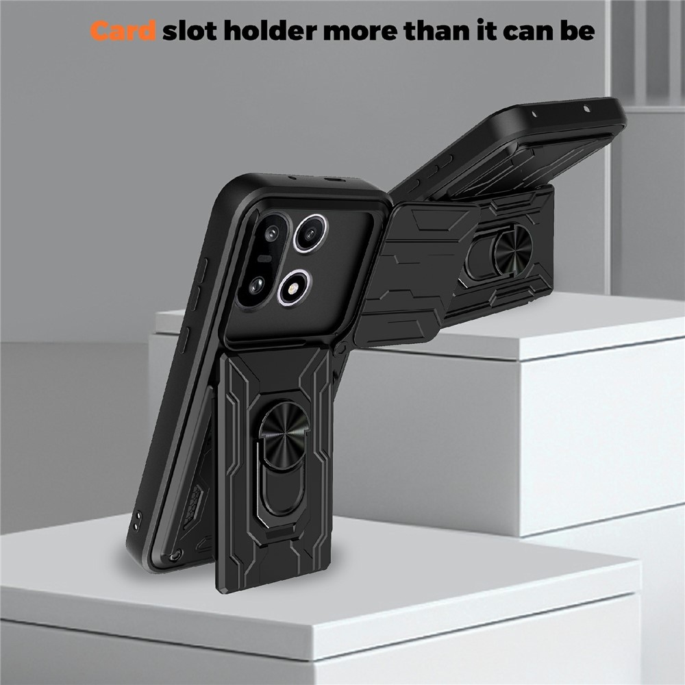 Slider odolný kryt na OnePlus 15 5G - čierny