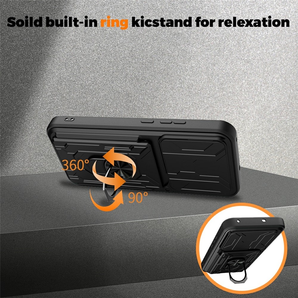 Slider odolný kryt na OnePlus 15 5G - čierny