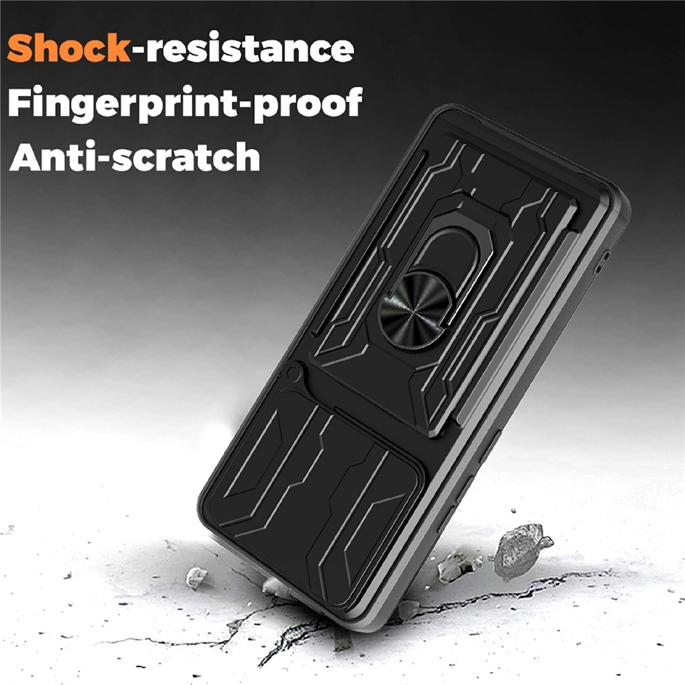 Slider odolný kryt na OnePlus 15 5G - čierny