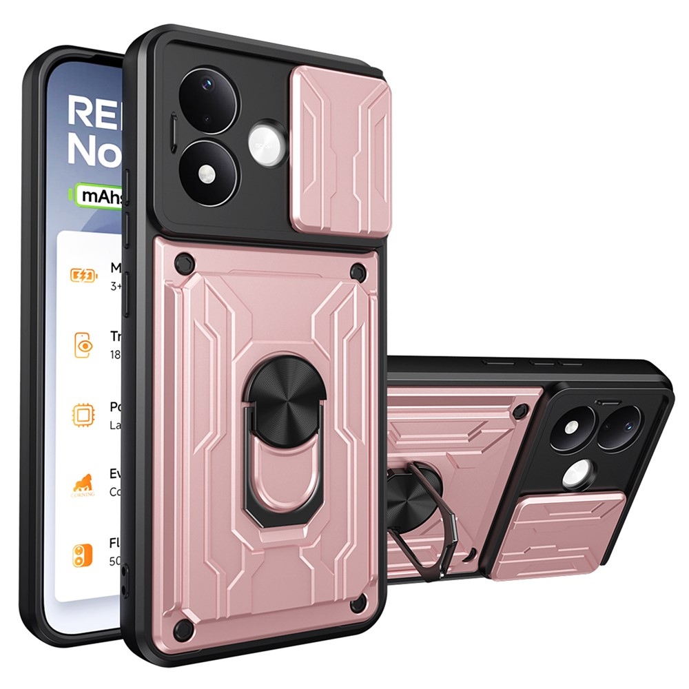 Slider odolný kryt na Xiaomi Redmi Note 17 Pro 5G - ružovozlatý