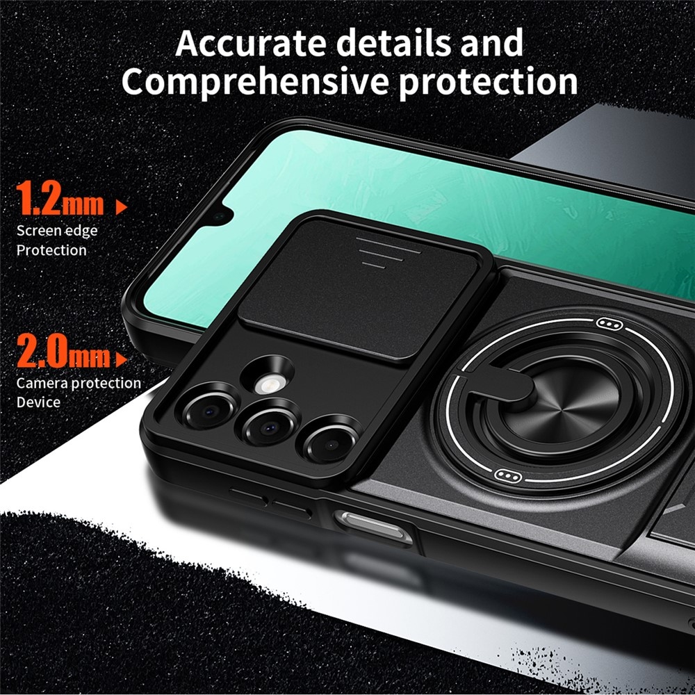 Sliders odolný kryt na Samsung Galaxy A37 5G - čierny