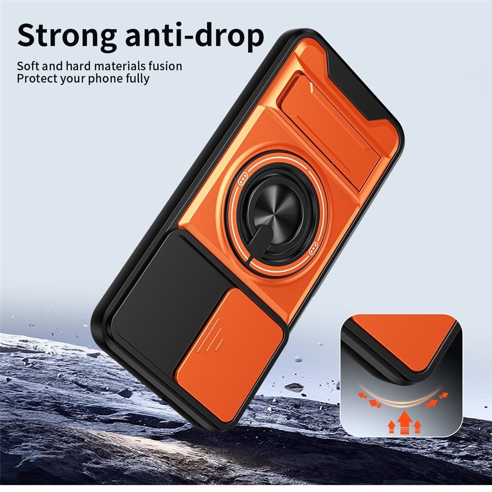 Sliders odolný kryt na Samsung Galaxy A37 5G - oranžový