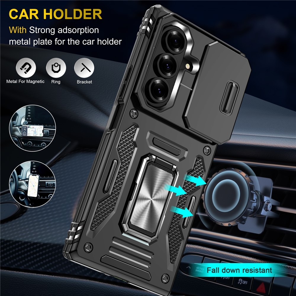 Slides odolný kryt na Samsung Galaxy Z Fold7 5G - čierny