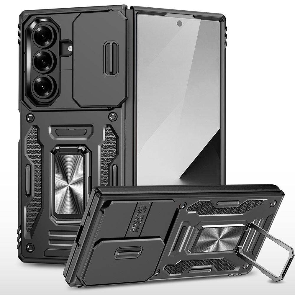 Slides odolný kryt na Samsung Galaxy Z Fold7 5G - čierny