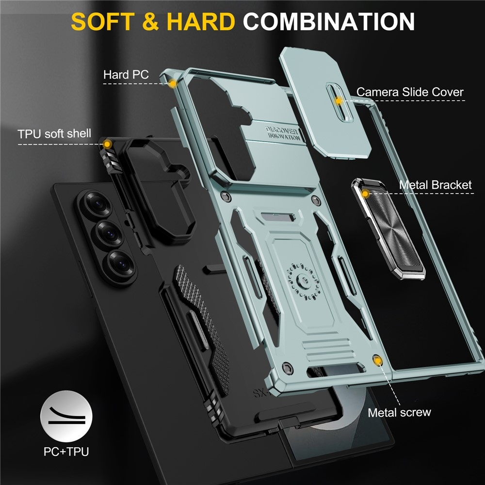 Slides odolný kryt na Samsung Galaxy Fold7 5G - zelený