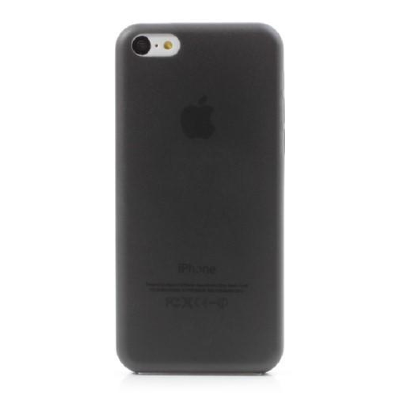 Slim plastový obal na iPhone 5C - čierny