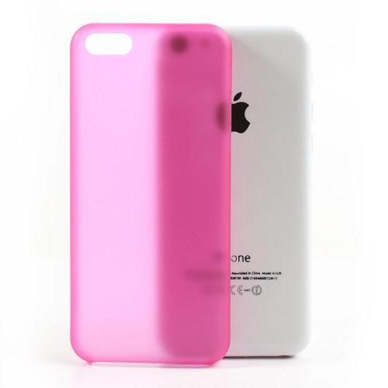 Slim plastový obal na iPhone 5C - rose