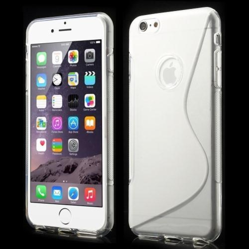 Sline gélový obal na iPhone 6s Plus a 6 Plus - transparentná