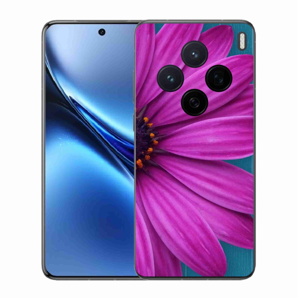 Gélový kryt mmCase na Vivo X200 5G - fialová margaréta