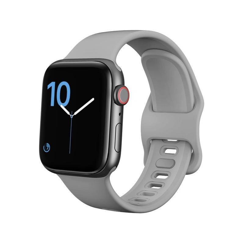 Smart silikónový remienok pre Apple Watch 5/4 40mm, 3/2/1 38mm - sivý