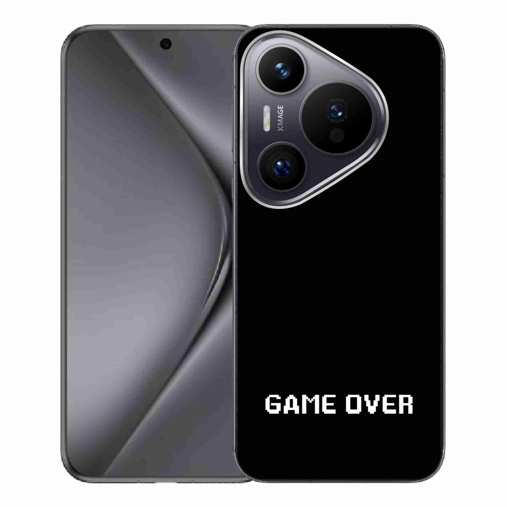 Gélový kryt mmCase na Huawei Pura 70 Pro - game over čierne pozadie