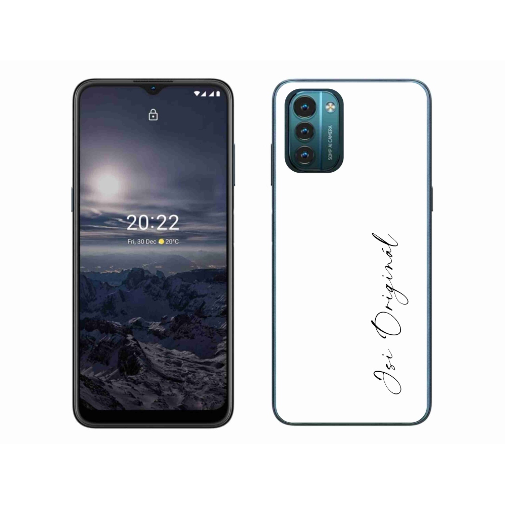 Gélový kryt mmCase na Nokia G11/G21 - si originál biele pozadie