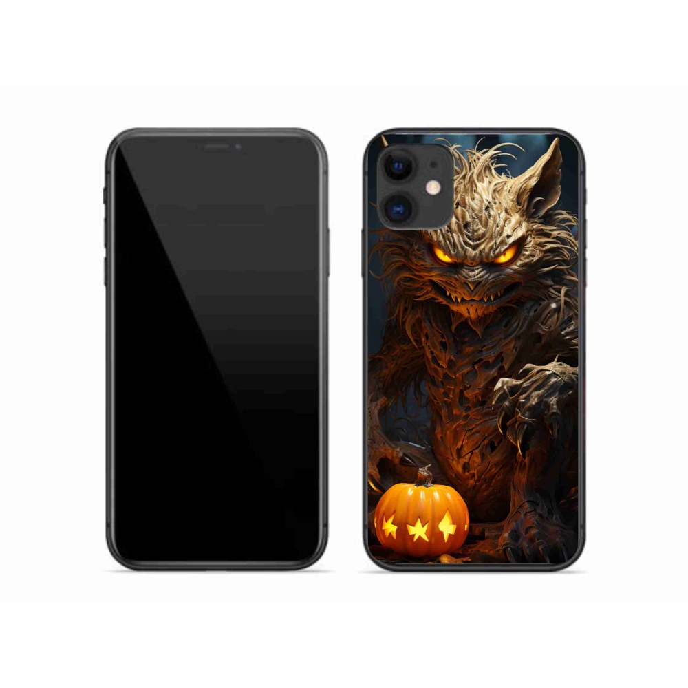 Gélový kryt mmCase na iPhone 11 - halloweenska príšera