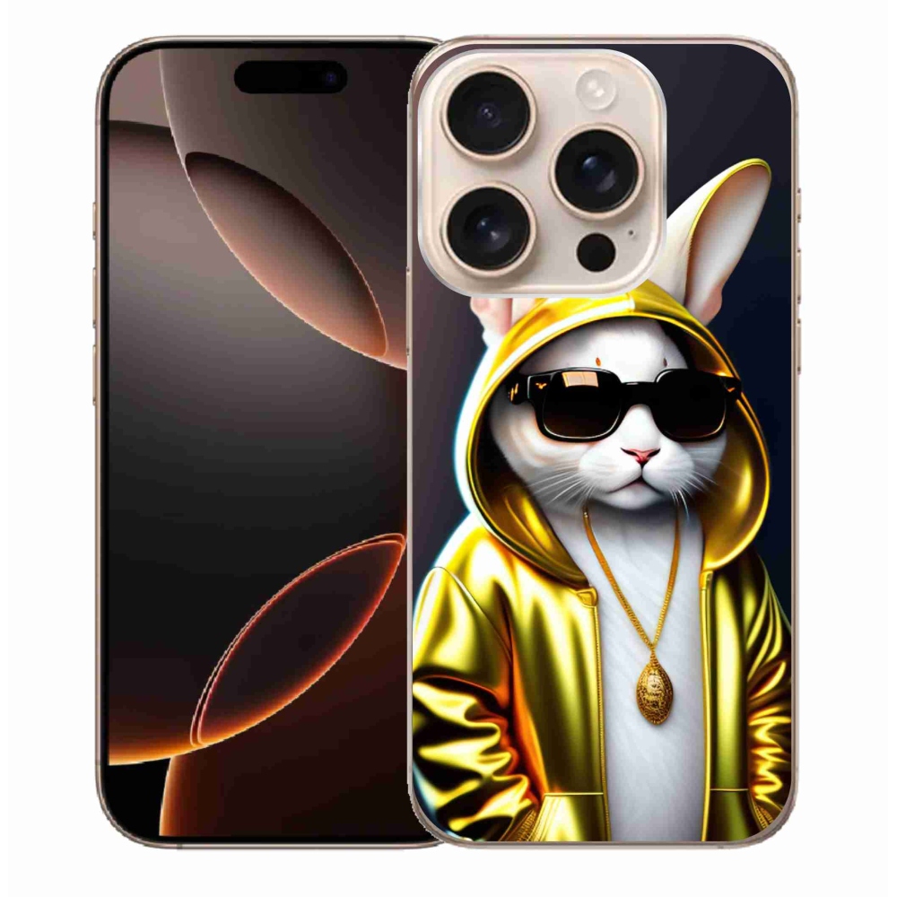 Gélový kryt mmCase na iPhone 16 Pro Max - mačka boss