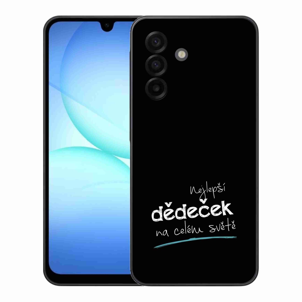 Gélový kryt mmCase na Samsung Galaxy A17 4G/5G - najlepší starý otec 3 čierne pozadie