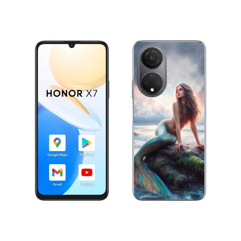 Gélový kryt mmCase na Honor X7 - morská panna