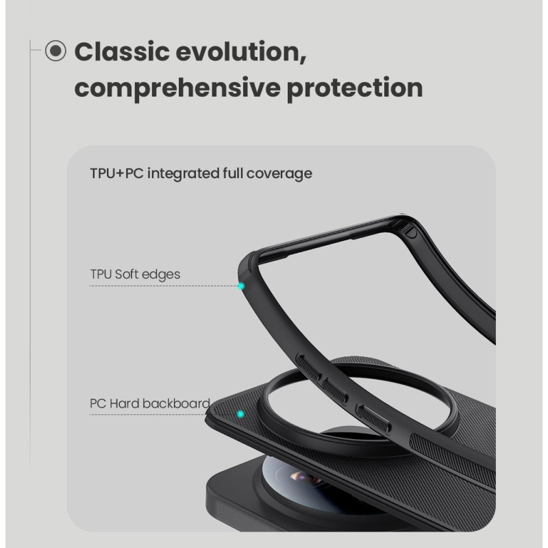 Nillkin Super Frosted PRO Magnetický zadný kryt pre Xiaomi 17 Ultra Black