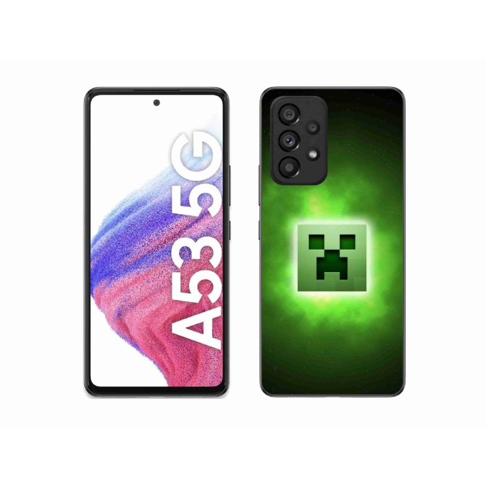 Gélový kryt mmCase na Samsung Galaxy A53 5G - minecraft