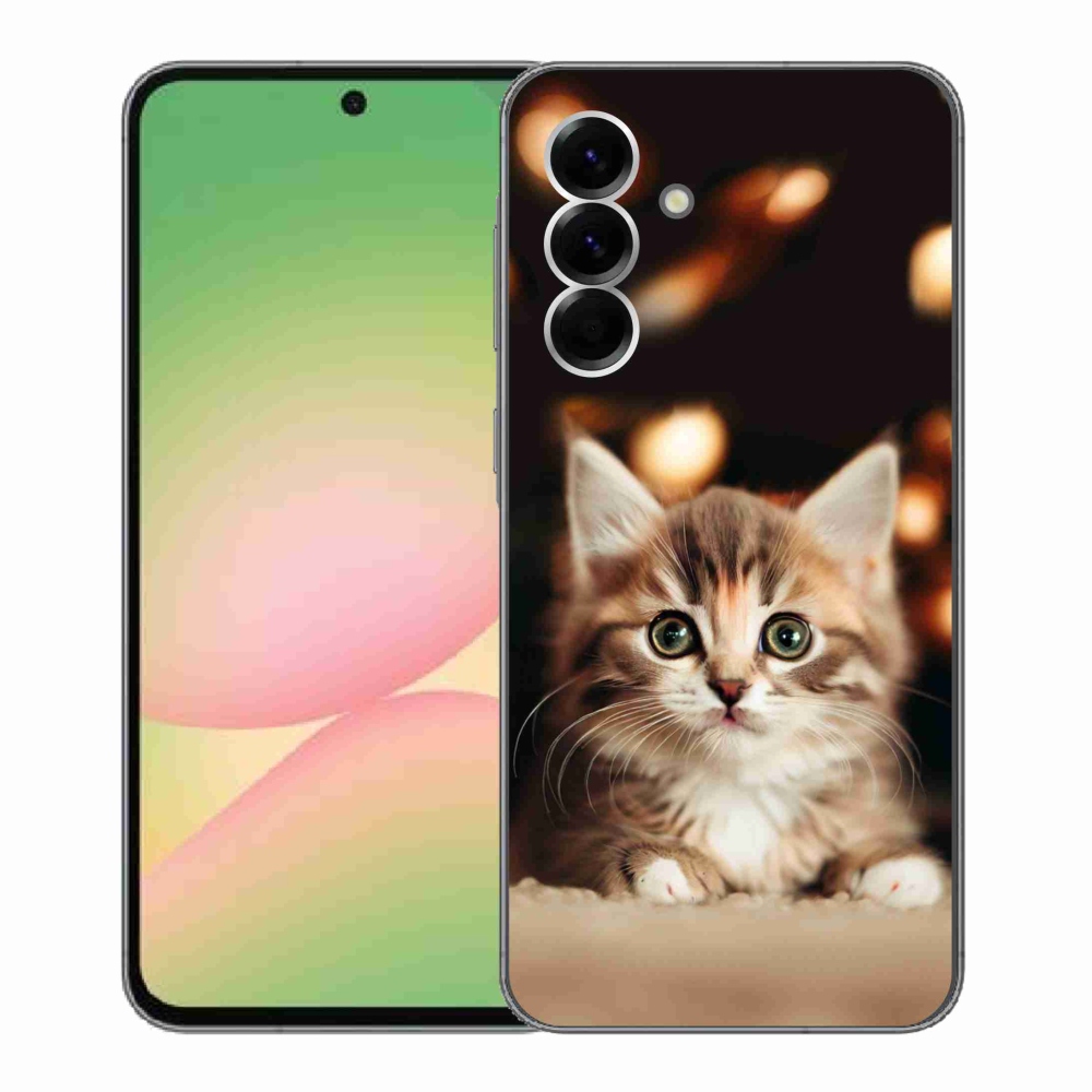 Gélový kryt mmCase na Samsung Galaxy A56 5G - roztomilé mačiatko 2
