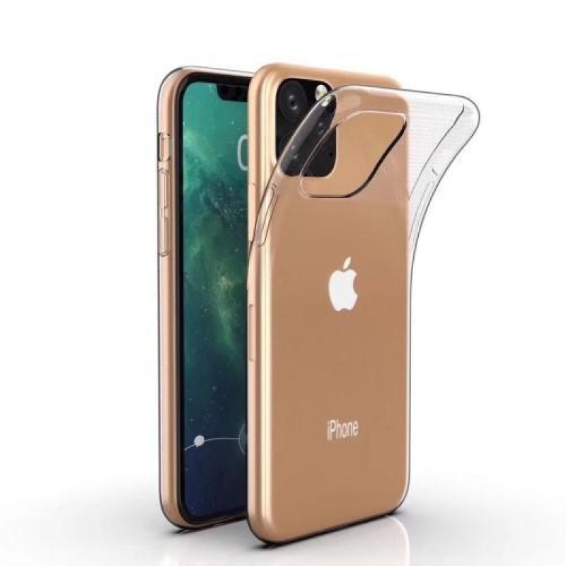 Soft gélový obal na mobil Apple iPhone 11 Pro Max 6.5 (2019) - transparentné