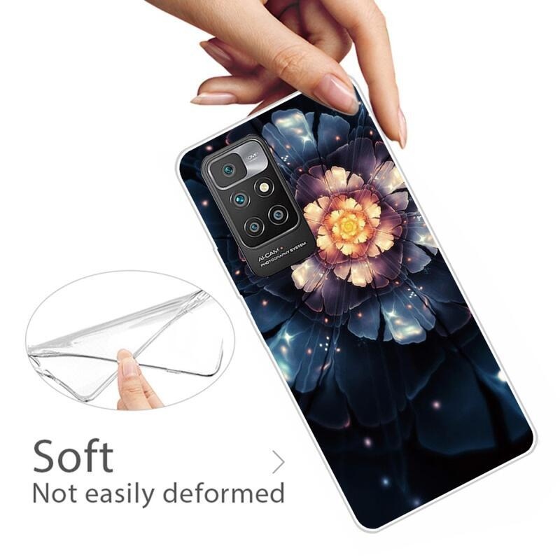 Soft gélový obal na mobilný telefón Xiaomi Redmi 10/Redmi 10 (2022) - farebná pivonka