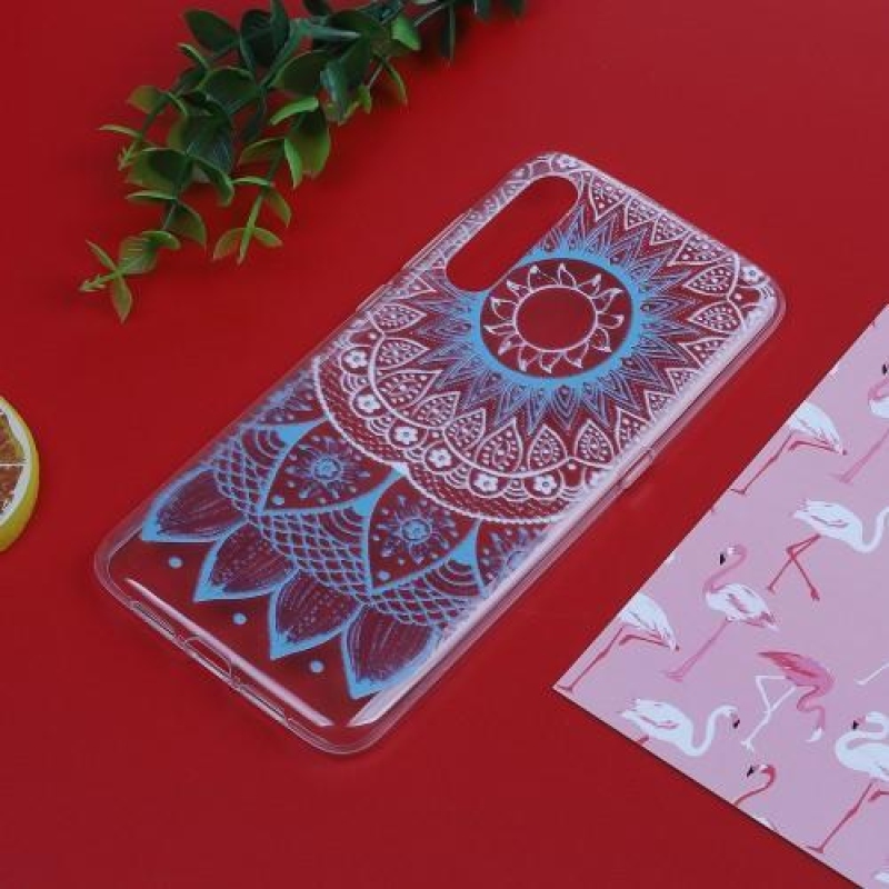 Soft gélový obal na Xiaomi Mi 9 - modrá mandala