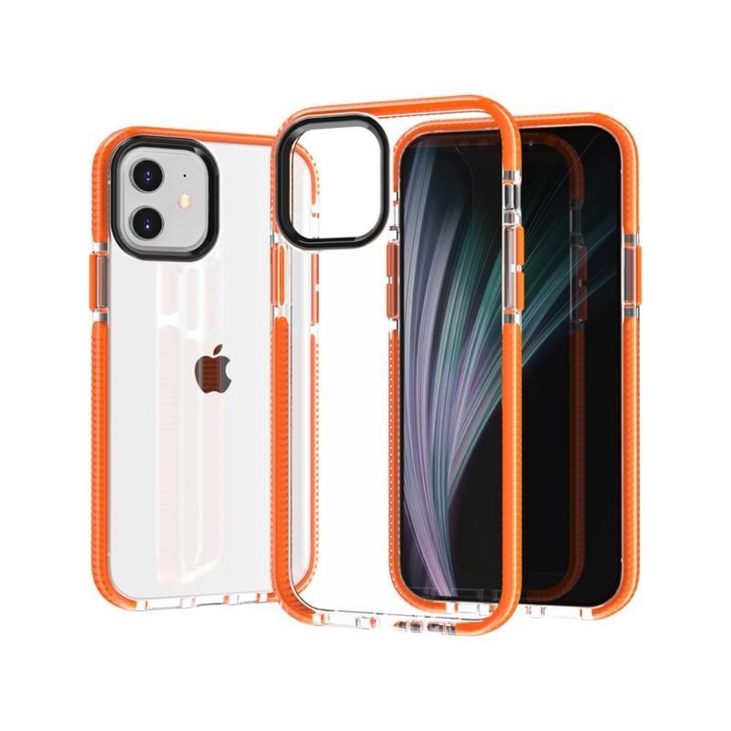 Soft gélový obal pre mobil iPhone 12 Pro / 12 - oranžový