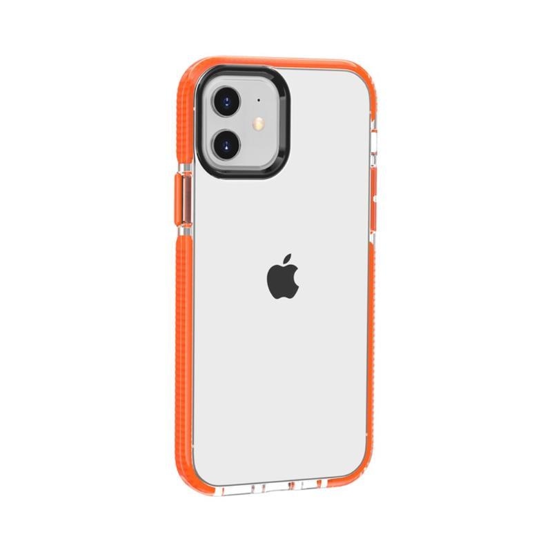 Soft gélový obal pre mobil iPhone 12 Pro / 12 - oranžový