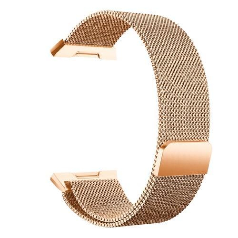 Soft remienok z nerezovej ocele na Fitbit Ionic - rosegold