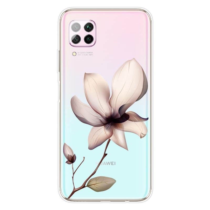 Softy gélový obal na mobil Huawei P40 Lite - živý kvet