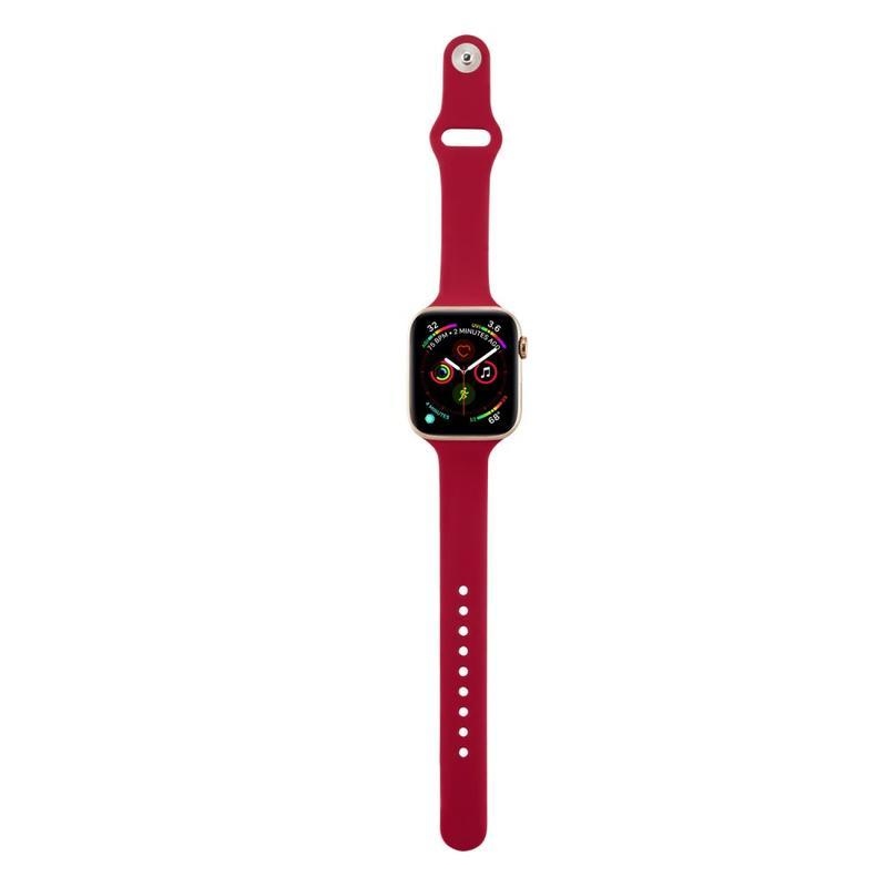 Softy silikónový remienok na Apple Watch 5/4 40mm, 3/2/1 38mm - červený