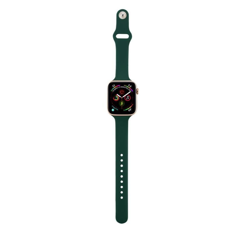 Softy silikónový remienok na Apple Watch 5/4 40mm, 3/2/1 38mm - zelený