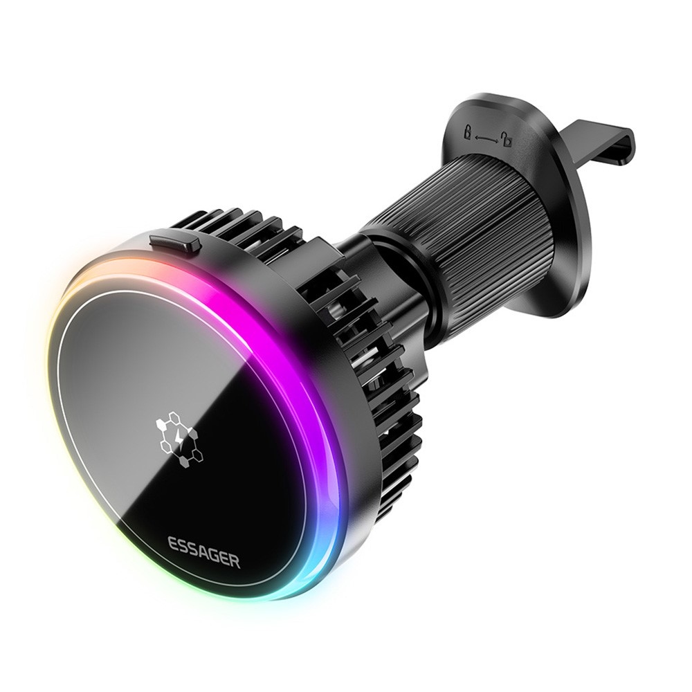 Essager magnetická bezdrôtová nabíjačka do auta 15W s chladením