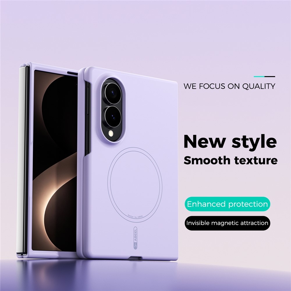 Solide gélový obal s MagSafe na Samsung Galaxy Z Fold8 5G - fialový