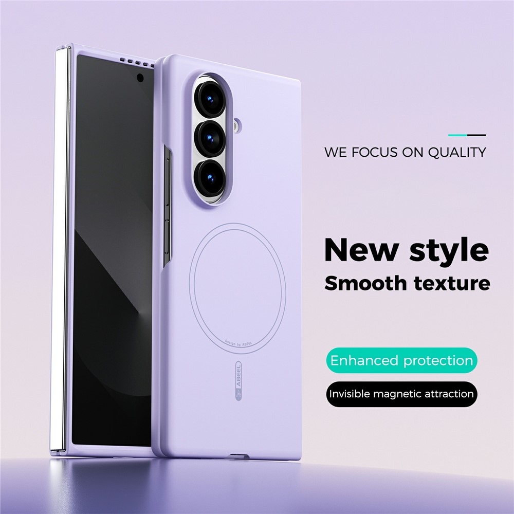 Solide gélový obal s MagSafe na Samsung Galaxy Z Fold8 Ultra 5G - fialový