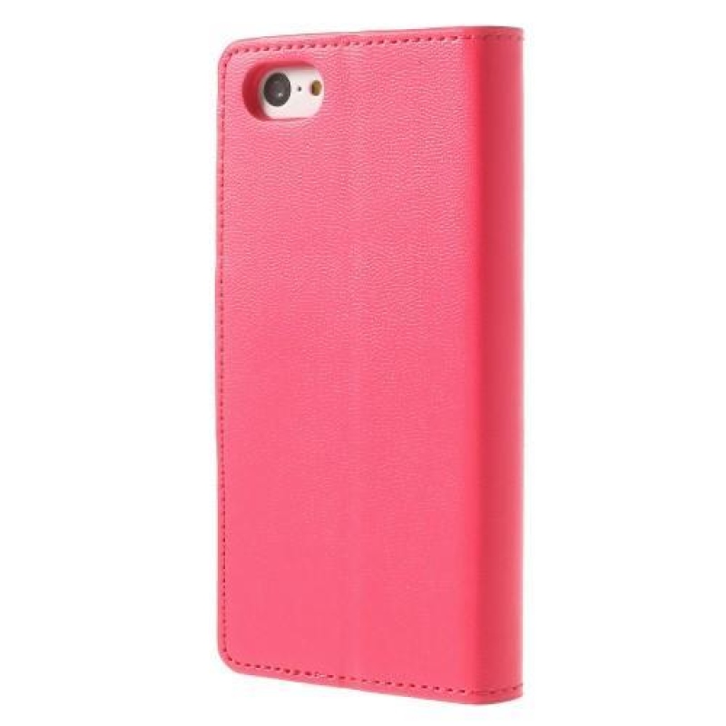 Sonata PU kožené puzdro na iPhone 5C - rose